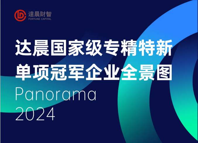 達(dá)晨新增50家國(guó)家級(jí)專(zhuān)精特新企業(yè) 全國(guó)單項(xiàng)冠軍產(chǎn)品/企業(yè)超20家